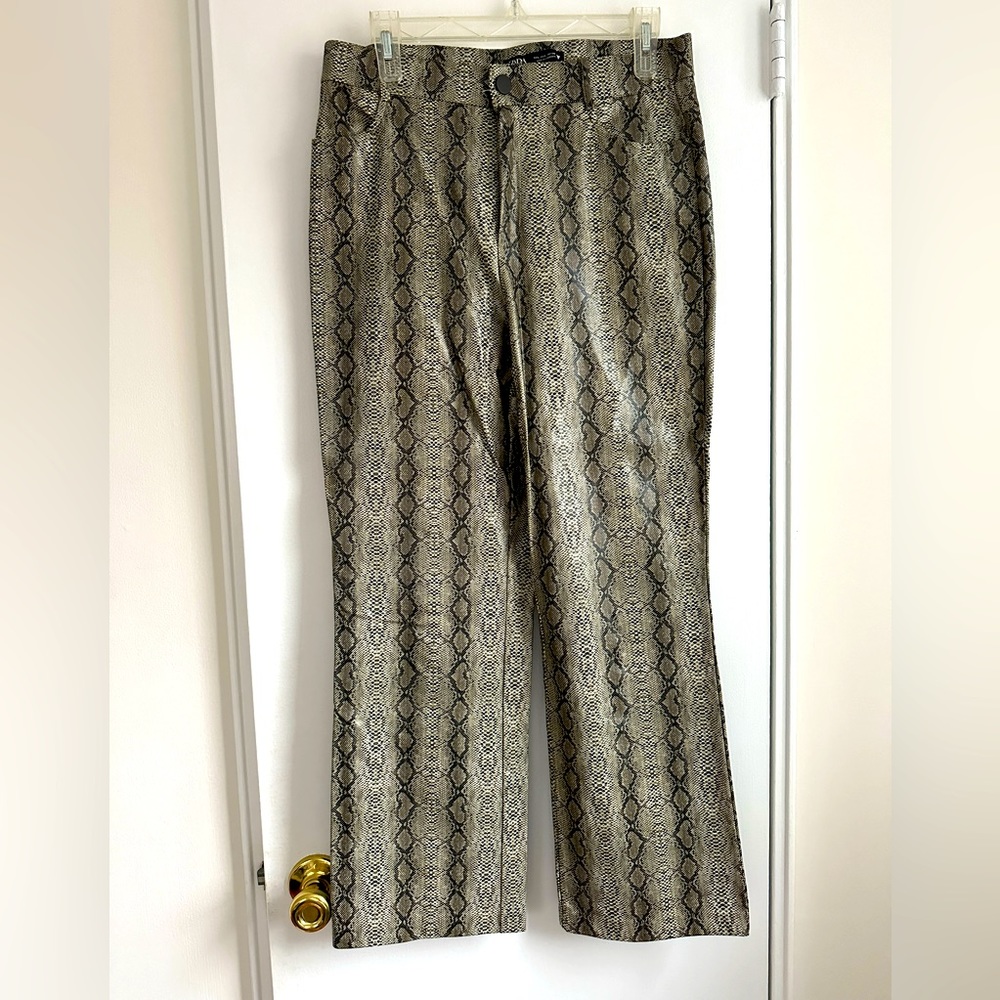 Zara snake skin pants